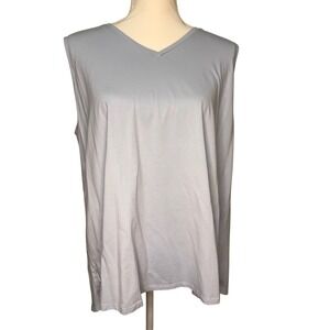 Wynne Layers Light Blue Sleeveless Top Women's XL‎